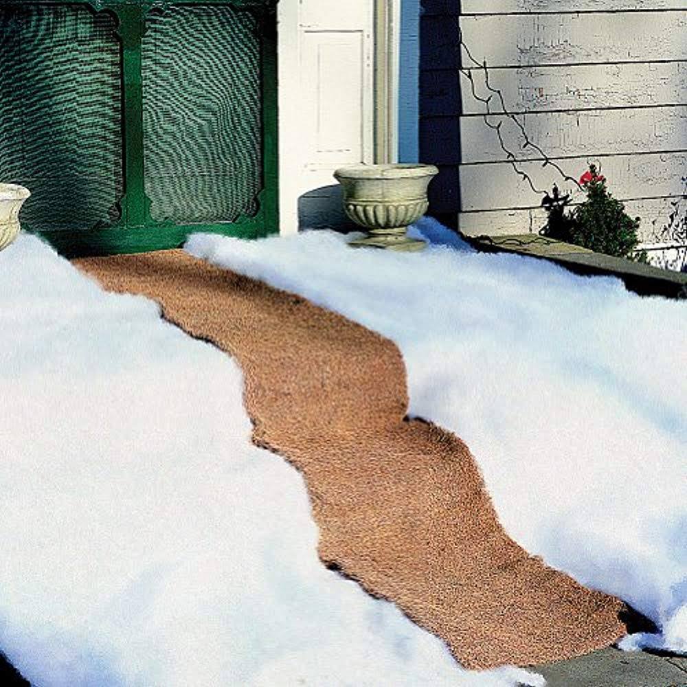 Brown Carpet Mats Set of 2 B434743