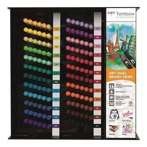 144 Pcs Dual Brush Pen Display G680