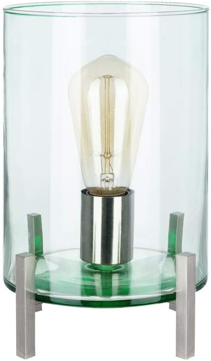 Clear Cylindrical Glass Table Lamp G280