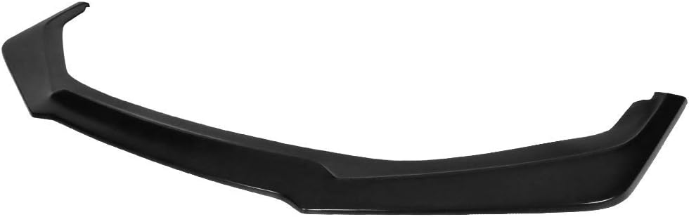 Front Bumper Lip Unpainted Black PU Bumper Spoiler Splitter S7249