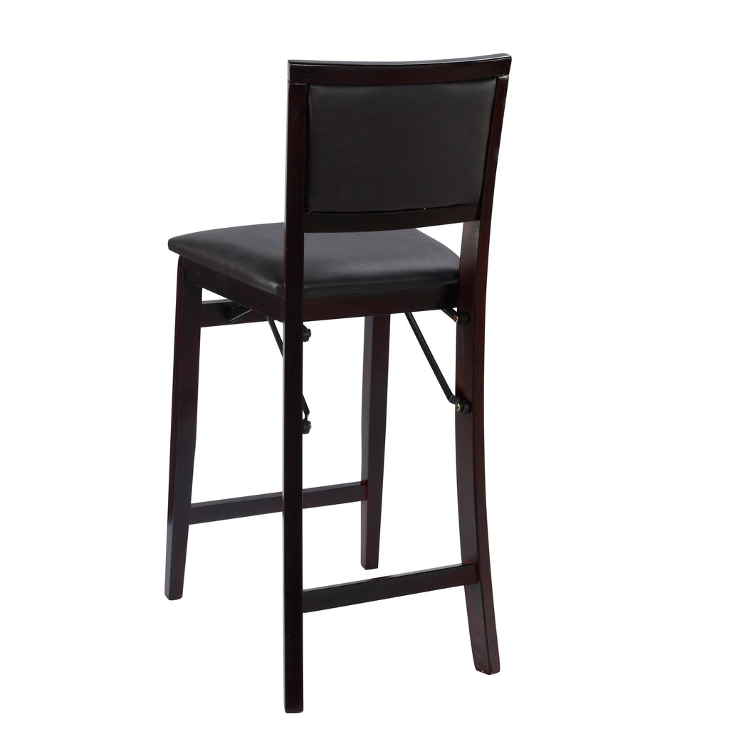 Dark Brown Folding Counter Stool F89610