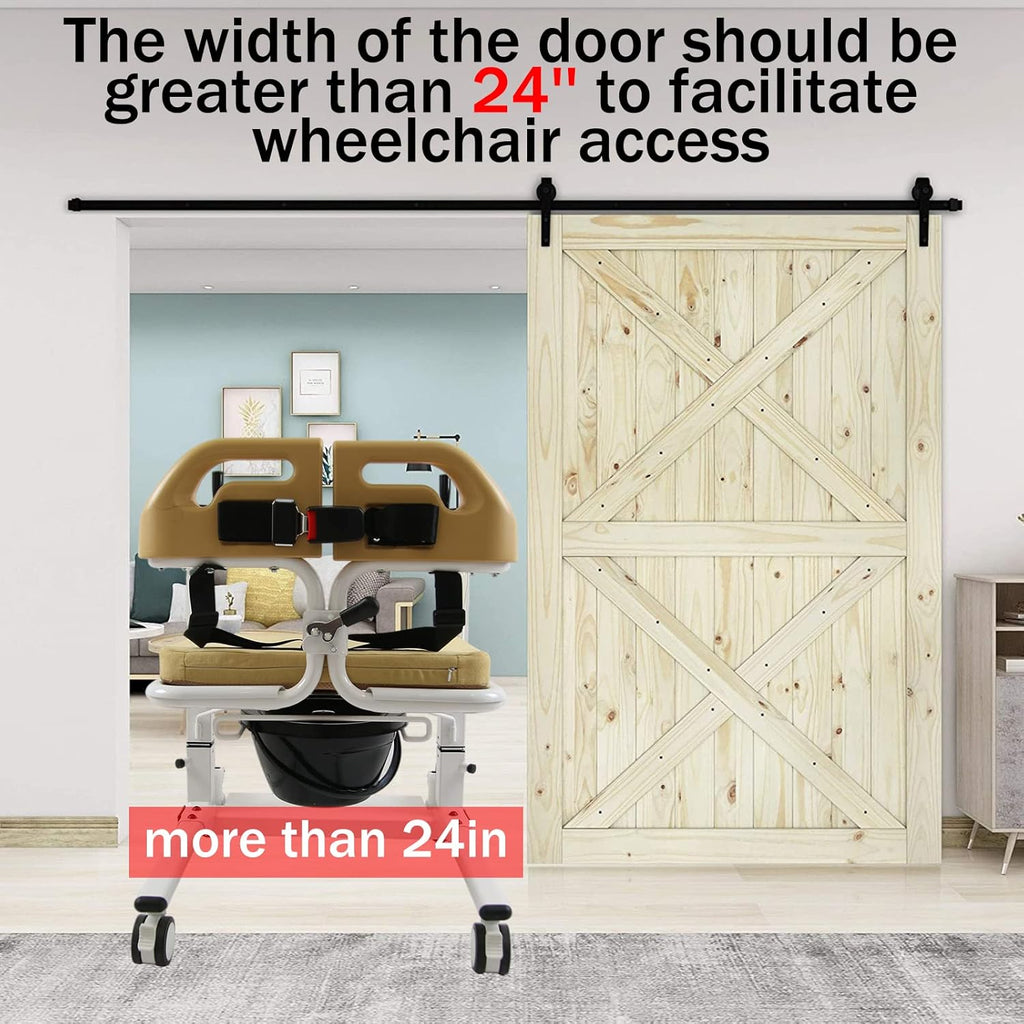 Patient Lift Wheelchair with 180 Split Seat, Bedside Commode D929637