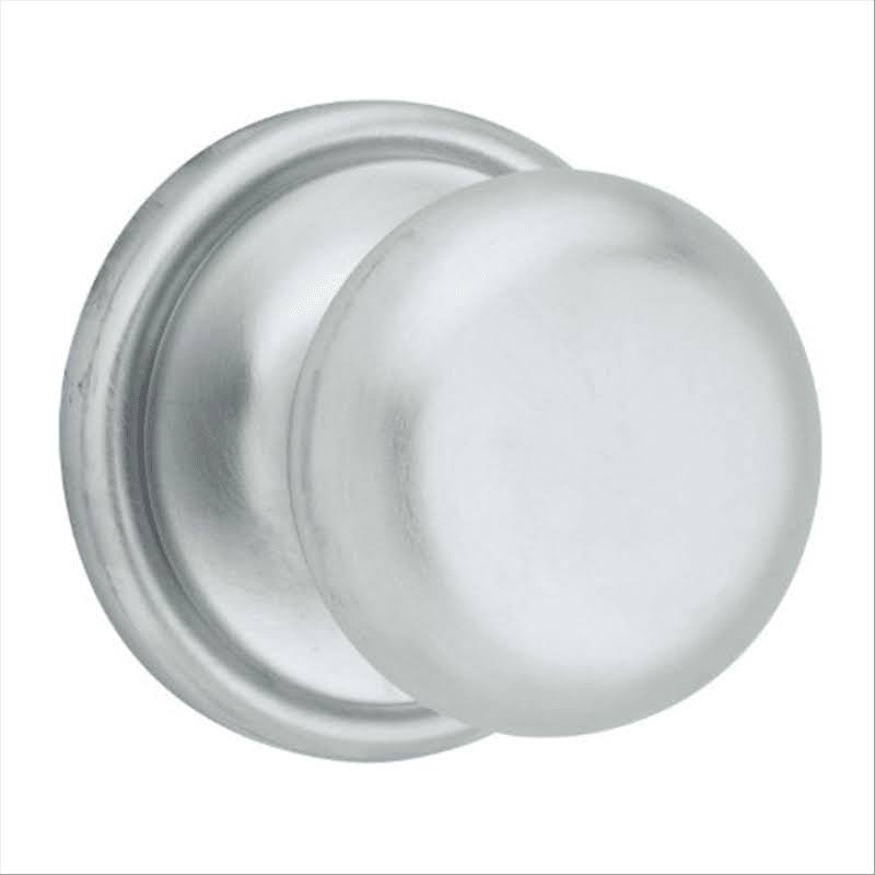 Satin Chrome Knob Inside Trim for Double Cylinder Handleset O570118