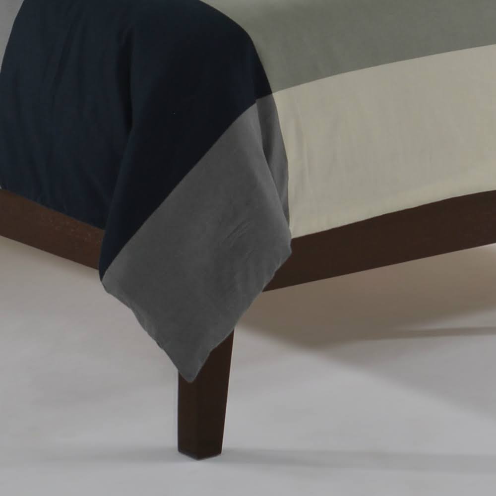 Medium Oak Twin Bed Frame H1293