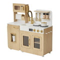 Medium Play Kitchen with Kitchen Accessories, Light Oak/White I801153