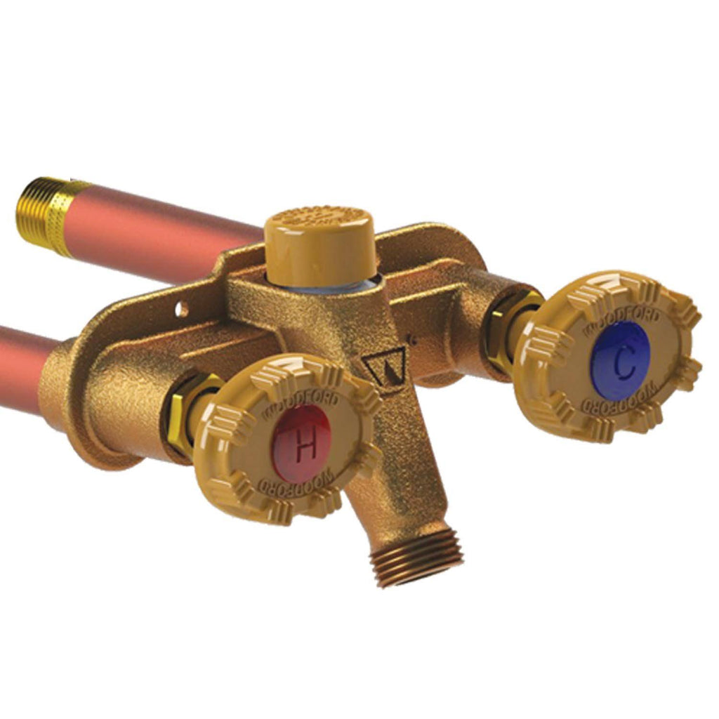 Horizontal Freezeless Hot & Cold Wall Faucet Z17703