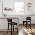 Dark Brown Folding Counter Stool F89610