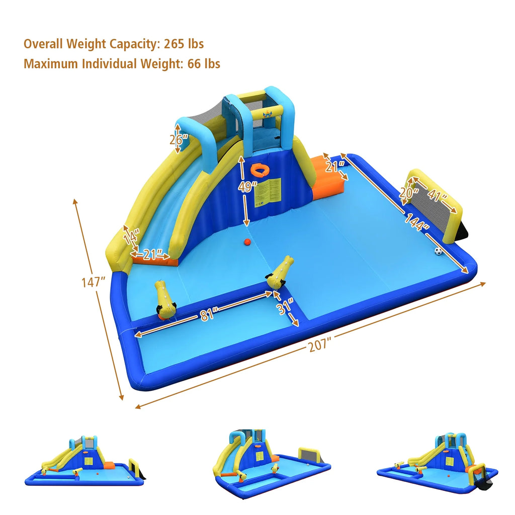 Inflatable Water Slide Bounce House Climbing Wall K8072