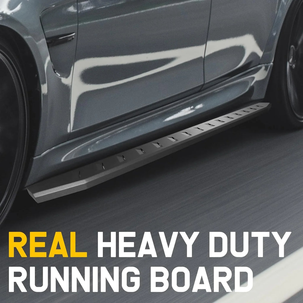6 Inch Black Running Boards Side Step Nerf Bar F840