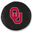 Black Vinyl Fitted Spare Car Tire Cover L673671