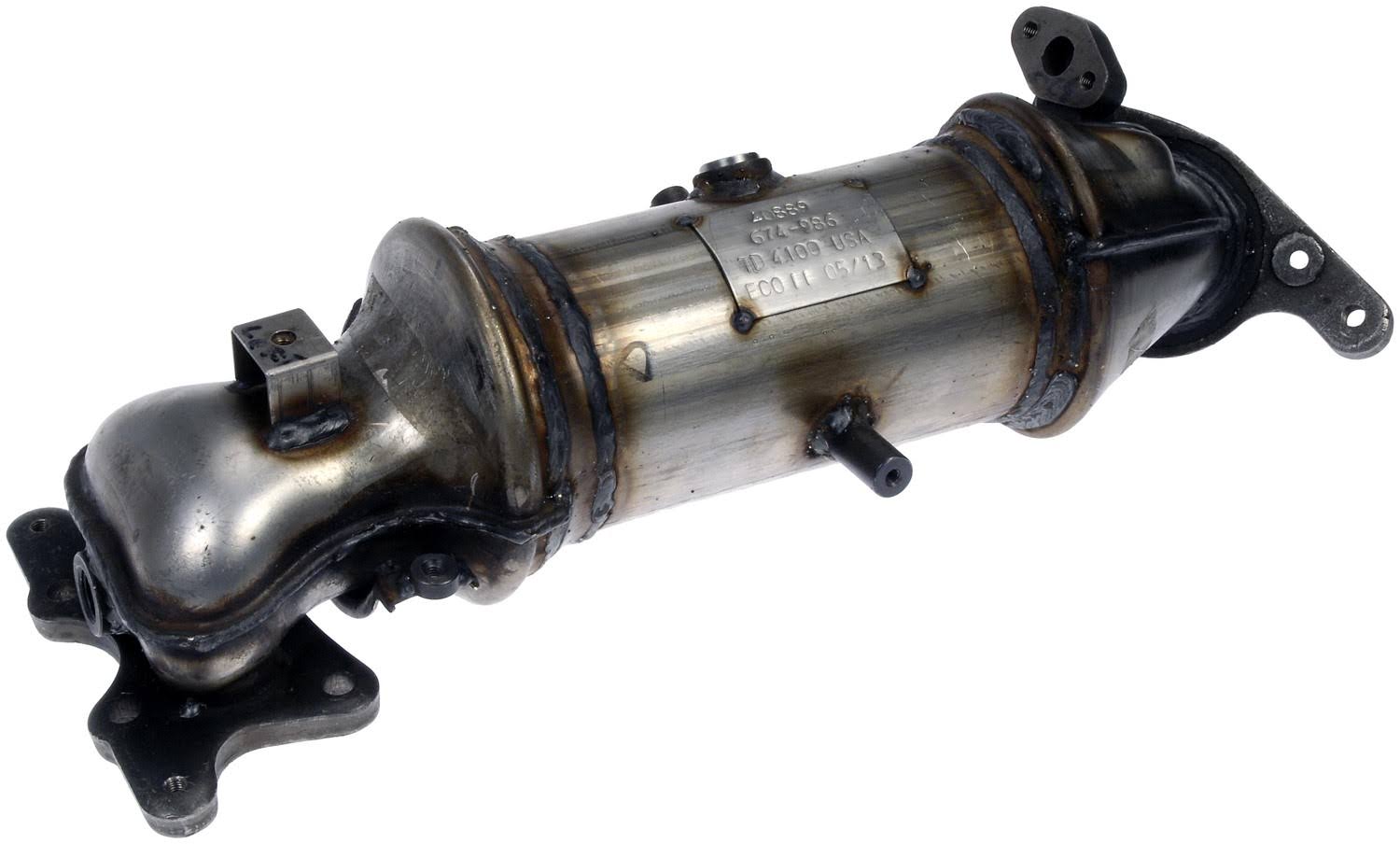 Catalytic Converter with Integrated Exhaust Manifold H211201