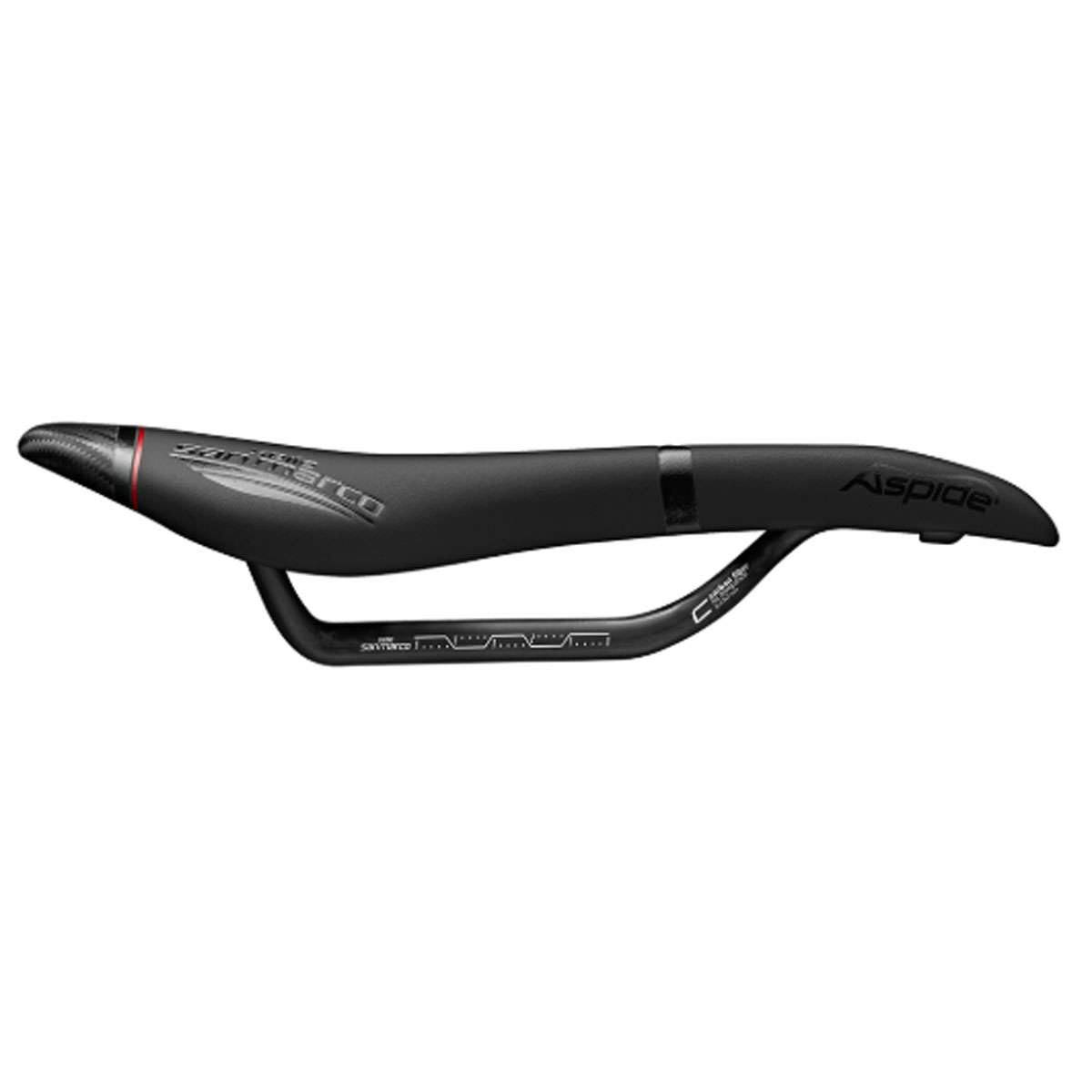 Black Narrow Carbon Saddle C28024