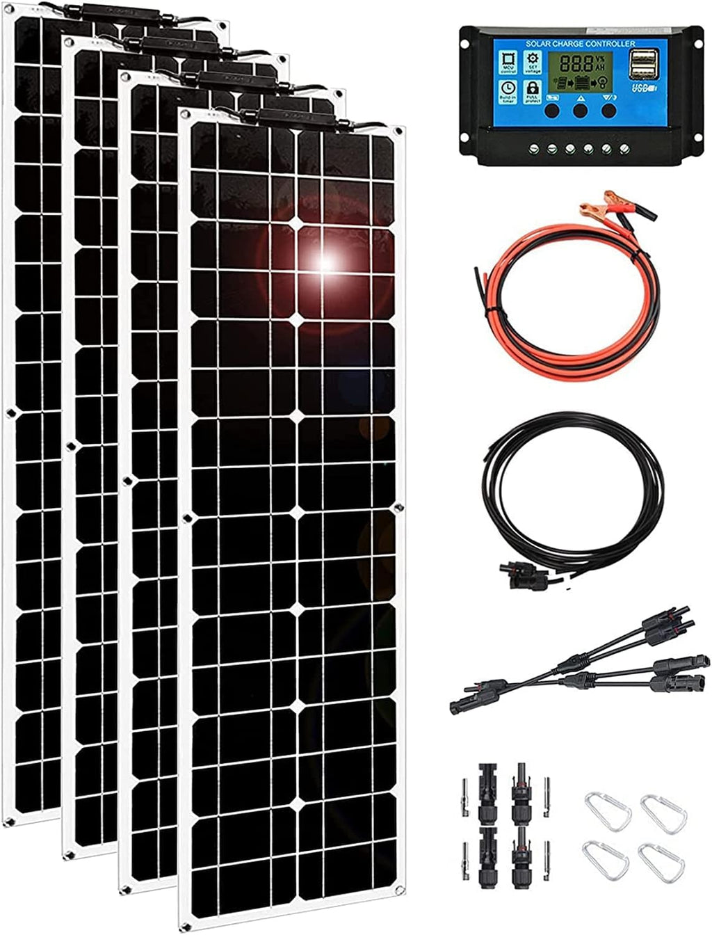 400 Watt Flexible Monocrystalline Bendable Solar Panel K1703