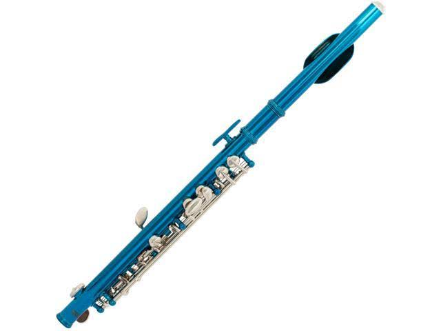 Sky Blue Lacquer C Piccolo with Nickel Keys and Deluxe Case C4801