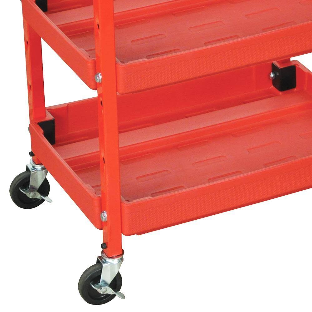 Red 3-Shelf Utility Cart Y773069