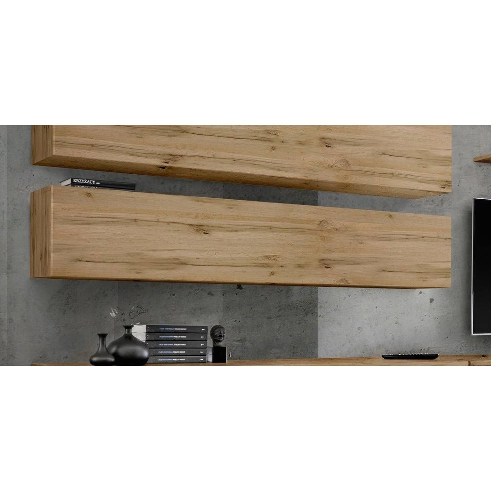 White Wall-Mounted Shelf Cabinet A82283