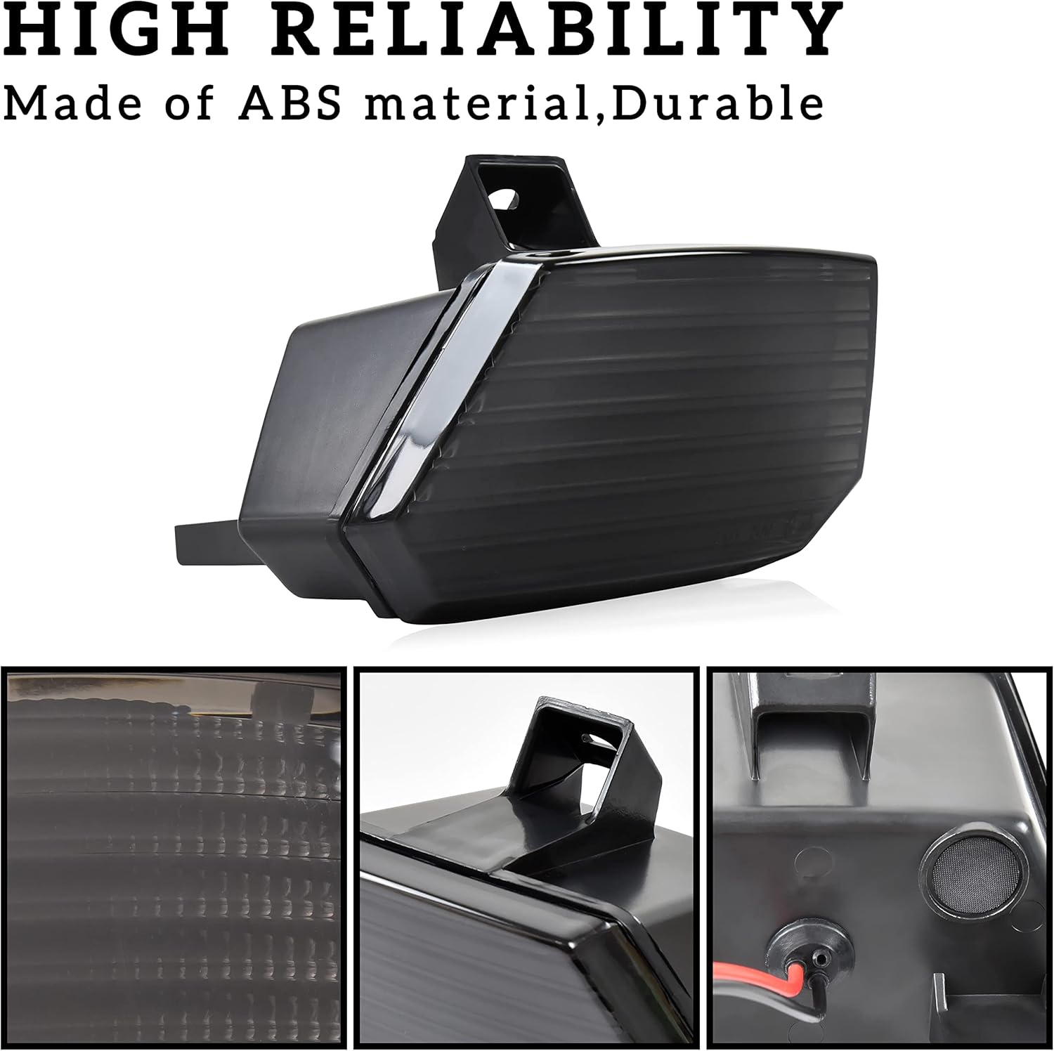 Smoked Black LED Tail Light Assembly for Can Am Spyder F3 G77160
