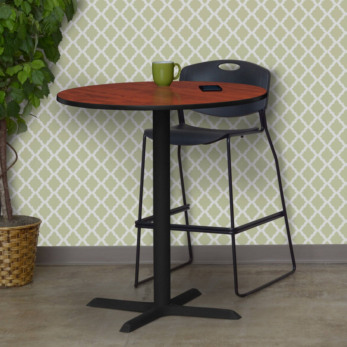 36x22 Round Cafe Table B201