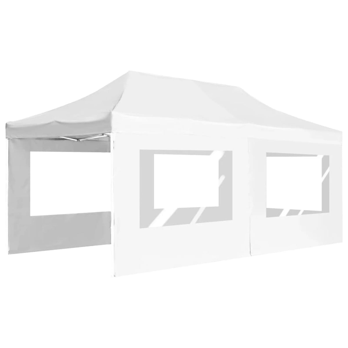 White Aluminium Folding Party Tent with Walls Q75577
