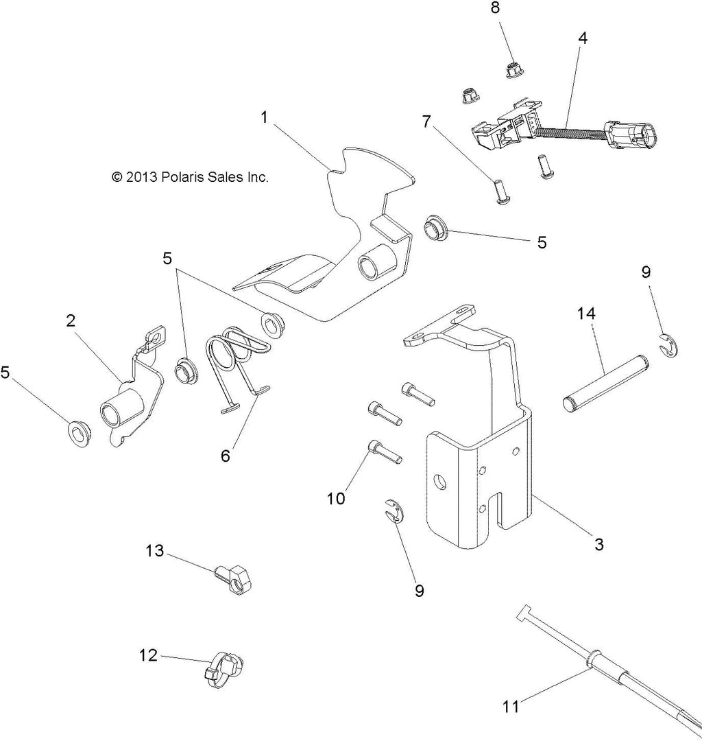 Throttle Cable Z456