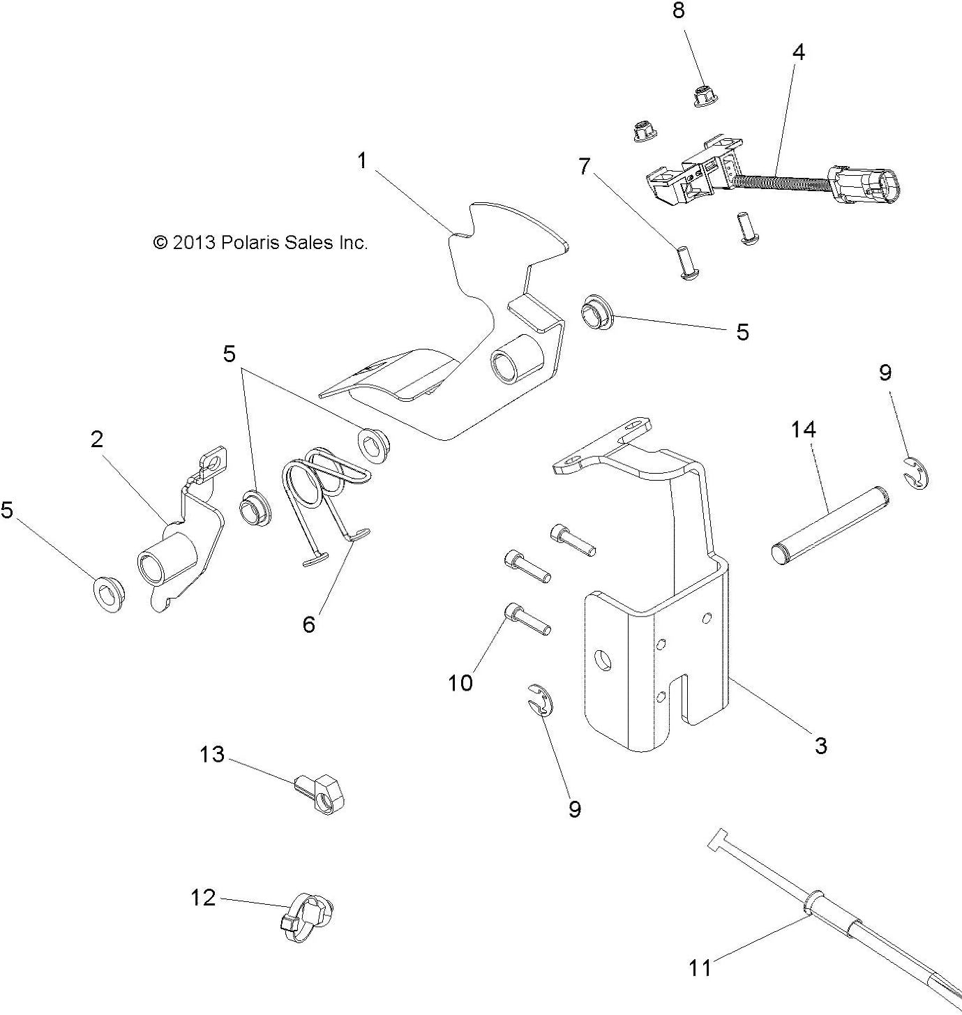 Throttle Cable Z456