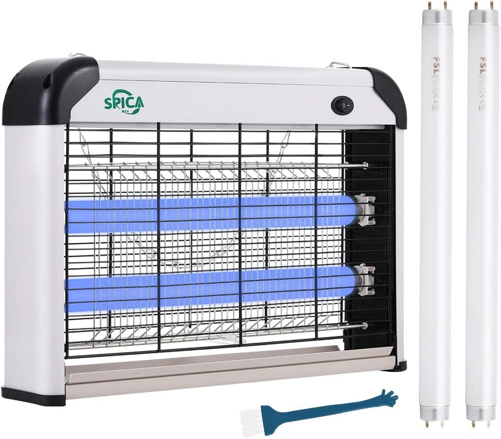 20W Electric Bug Zapper Insect Mosquito Killer with 2 Replacement UVA Light Bulbs, Pack of 2 E5821