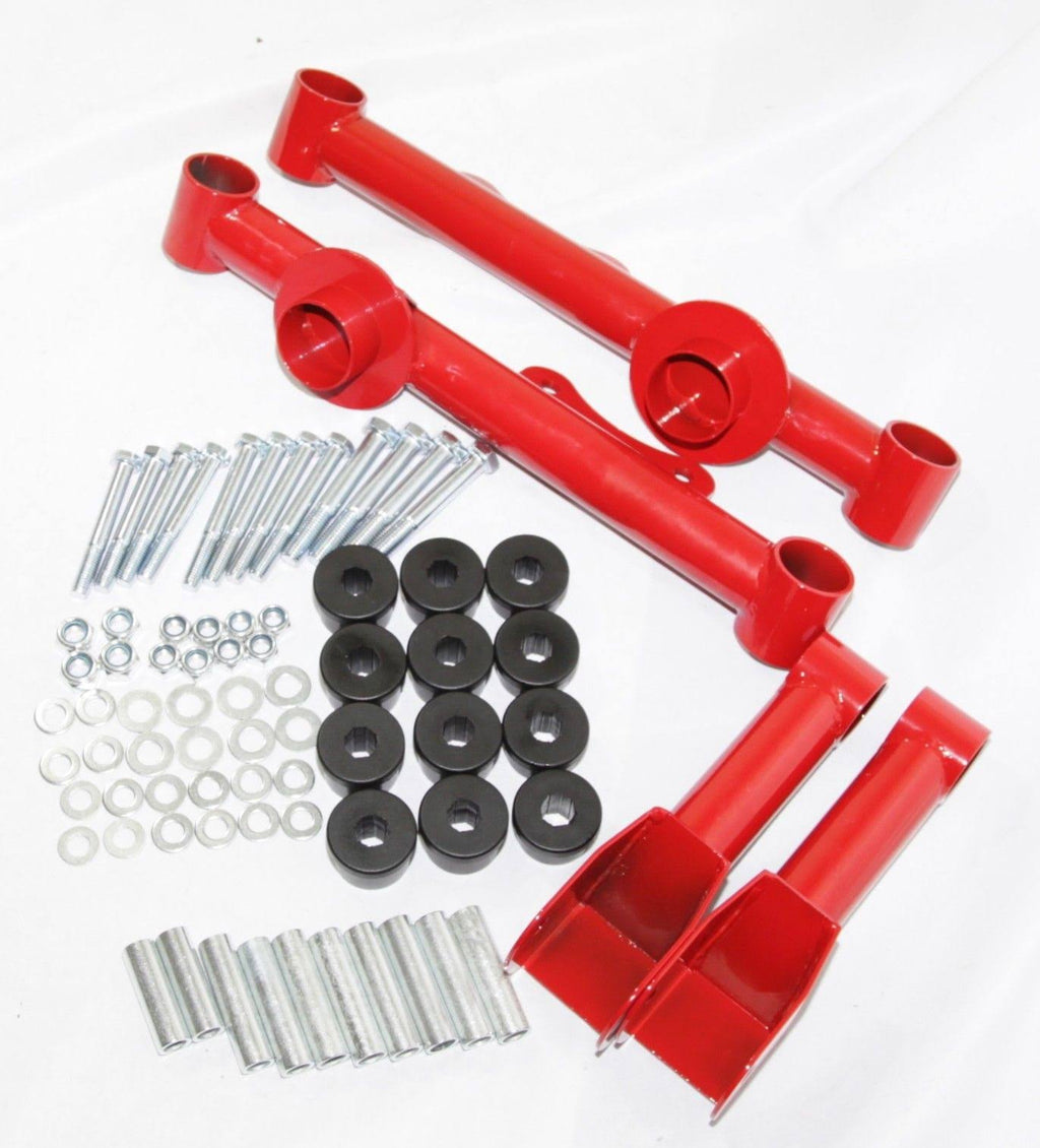 Red Tubular Control Arms for Ford Mustang Z73403