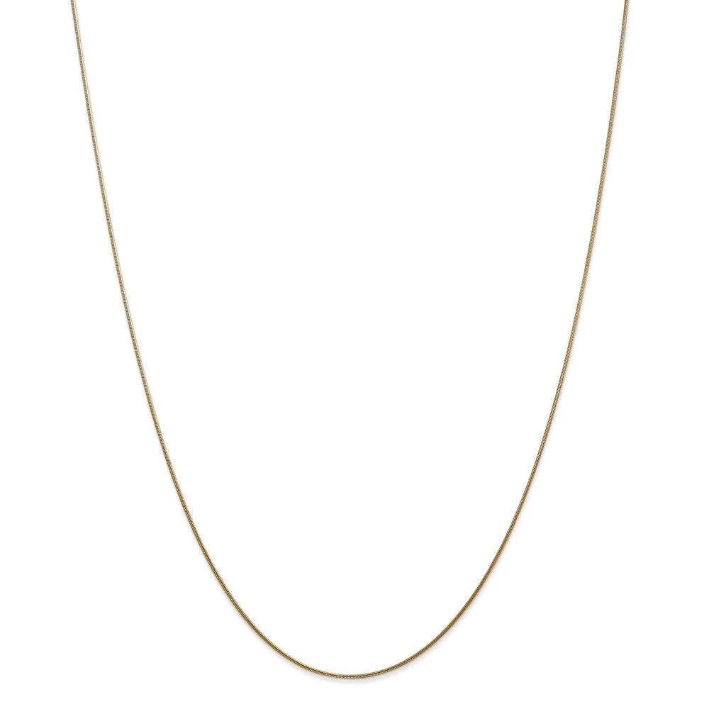 14kt Yellow Gold Snake Chain 18 inch Lobster Clasp T98691