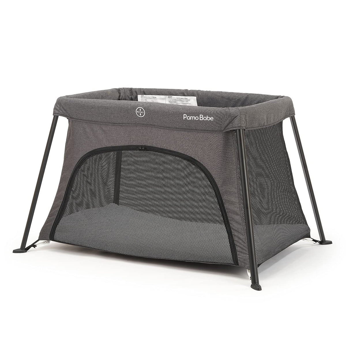 Lightweight Foldable Travel Crib with Carry Bag (Grey) W31800