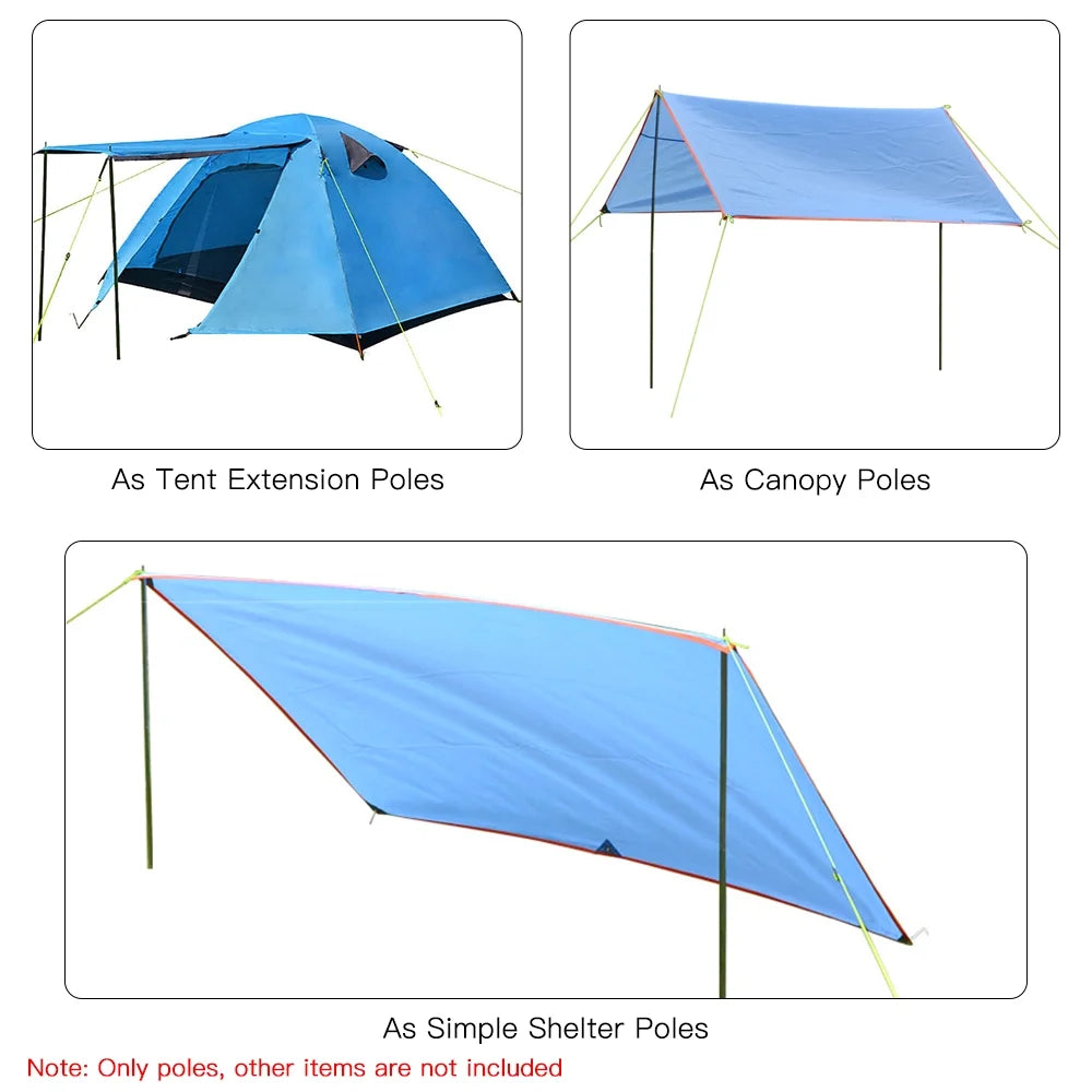 Tent Canopy Support Rods 2 Pcs/set S569