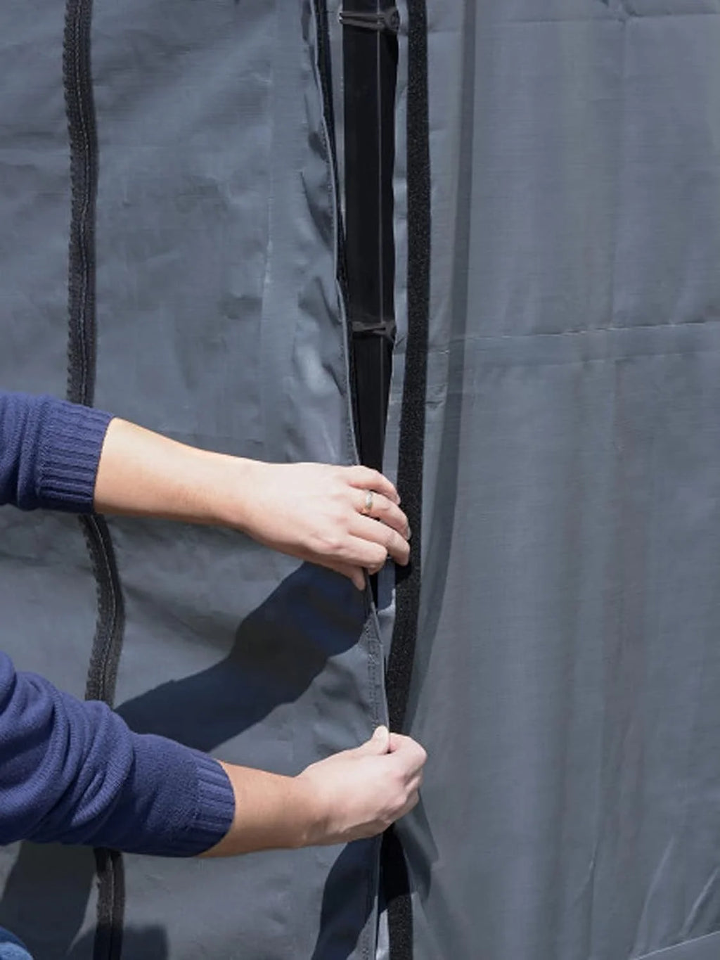 20 x 20 ft. Fabric Carport Enclosure Kit B8919