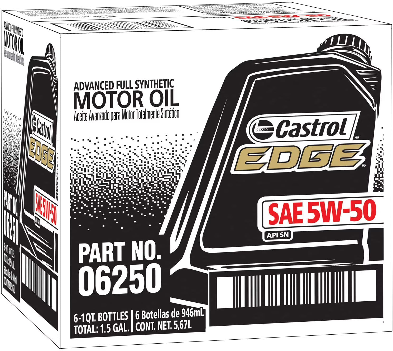 6 Pack Full Synthetic Motor Oil M777742