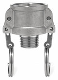 Cam and Groove Coupling, 304 Stainless Steel, Type B, 4 in, MNPT Q877