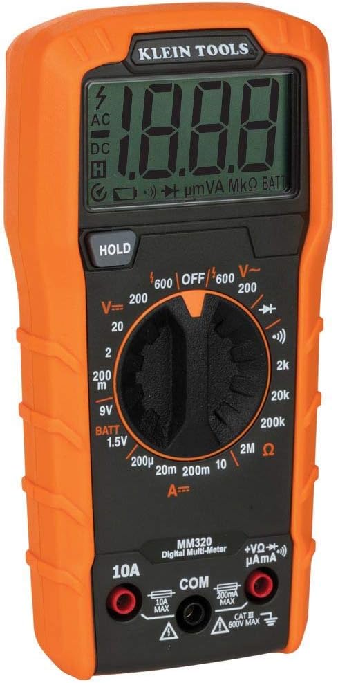 Non-Contact Voltage Tester Digital Multimeter Receptacle Tester with Carrying Case O50533
