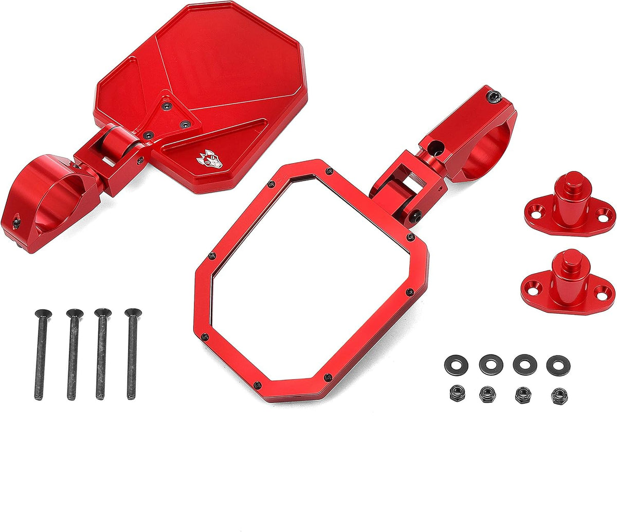 RED Aluminum Side Mirrors for Can Am Maverick X3 G8761