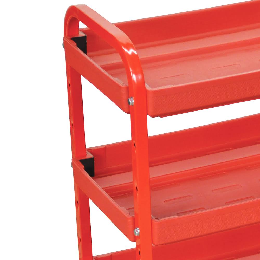 Red 3-Shelf Utility Cart Y773069