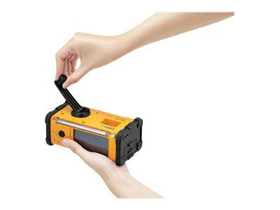 Yellow Portable Stereo Radio B662