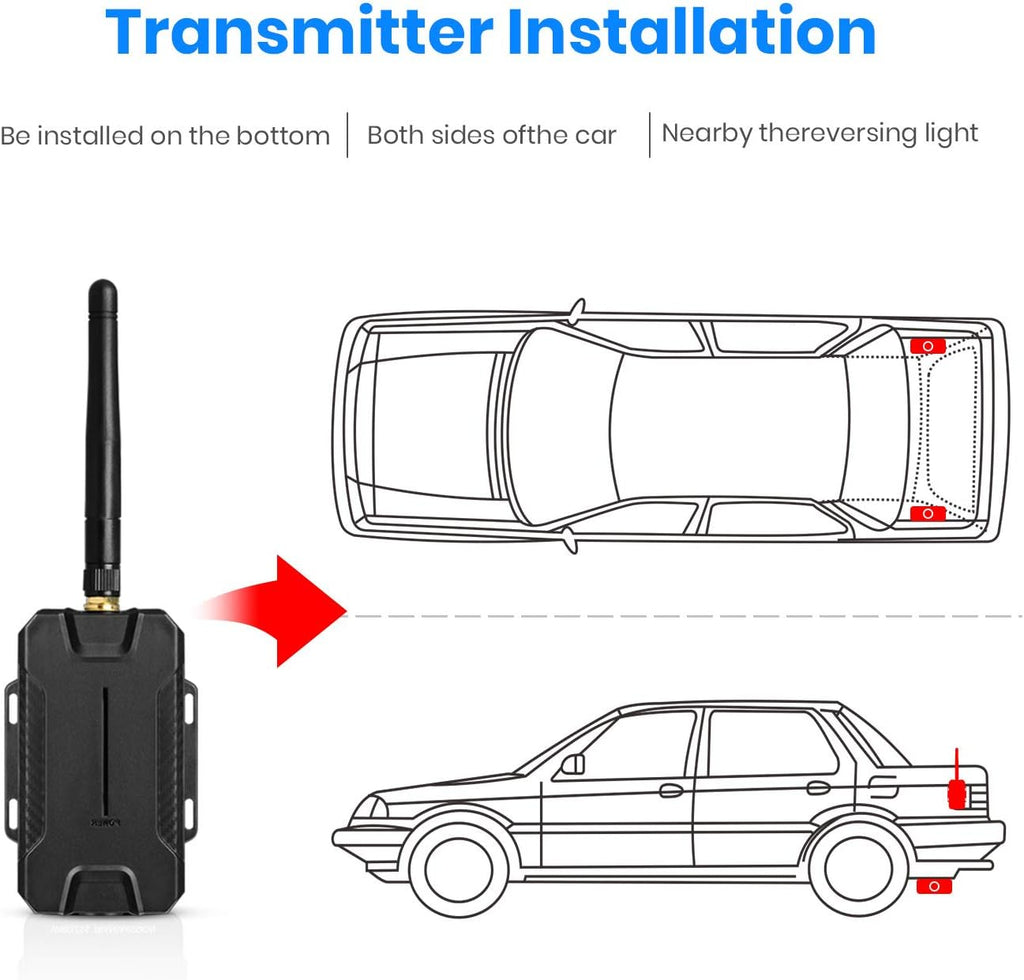Wireless Backup Camera with Rear View Mirror Monitor S638318