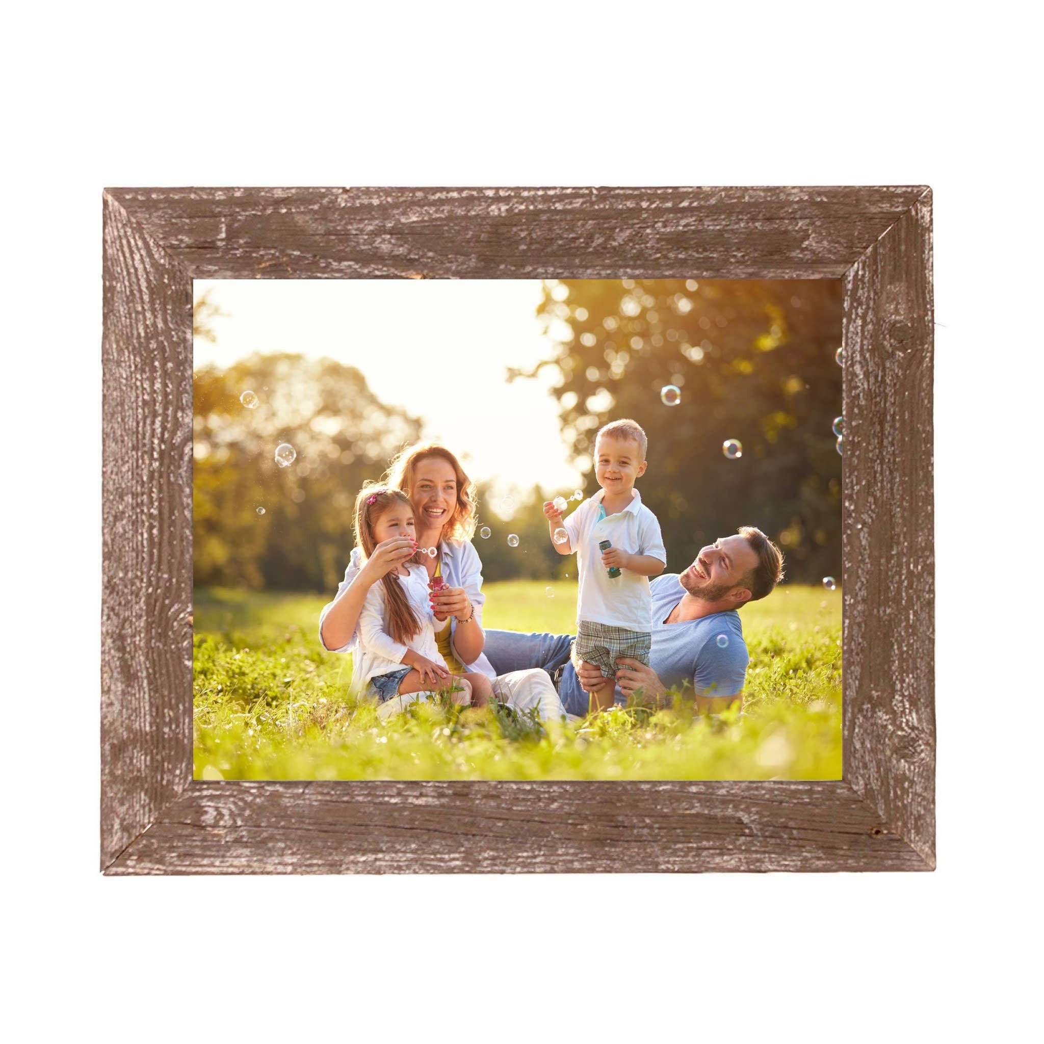 Rustic Farmhouse Espresso Wood Frame P58687