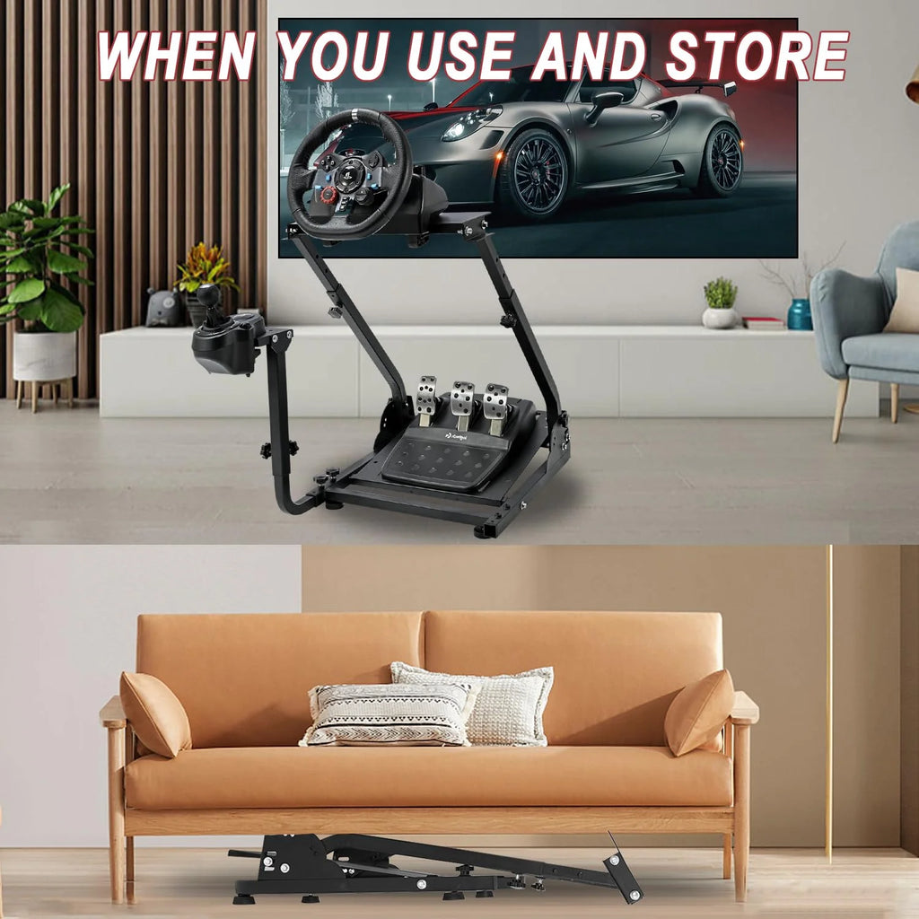 Racing Wheel Stand with Adjustable Shifter Mount E3339
