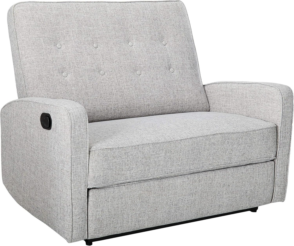 Reclining Loveseat Grey Black N617347