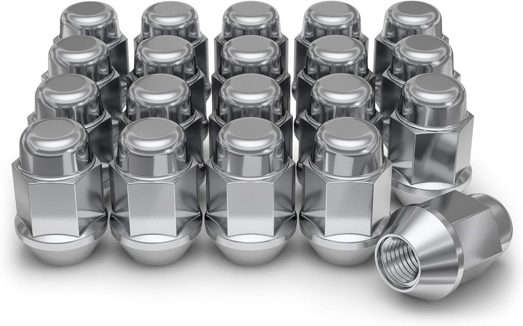 Chrome 1/2"-20 Bulge Acorn Lug Nut, Pack of 2 Z804413