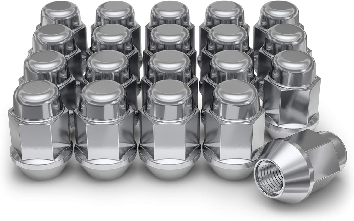 Chrome 1/2"-20 Bulge Acorn Lug Nut, Pack of 2 Z804413