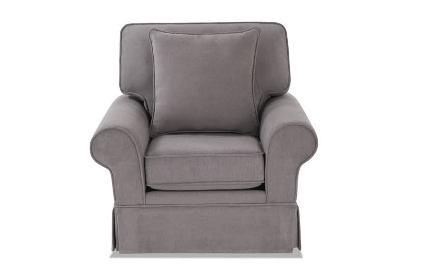 Charcoal Gray Transitional Polyester Chair H341325