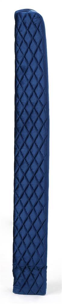 Navy Blue and Black Queen/Full Tufted Headboard R489
