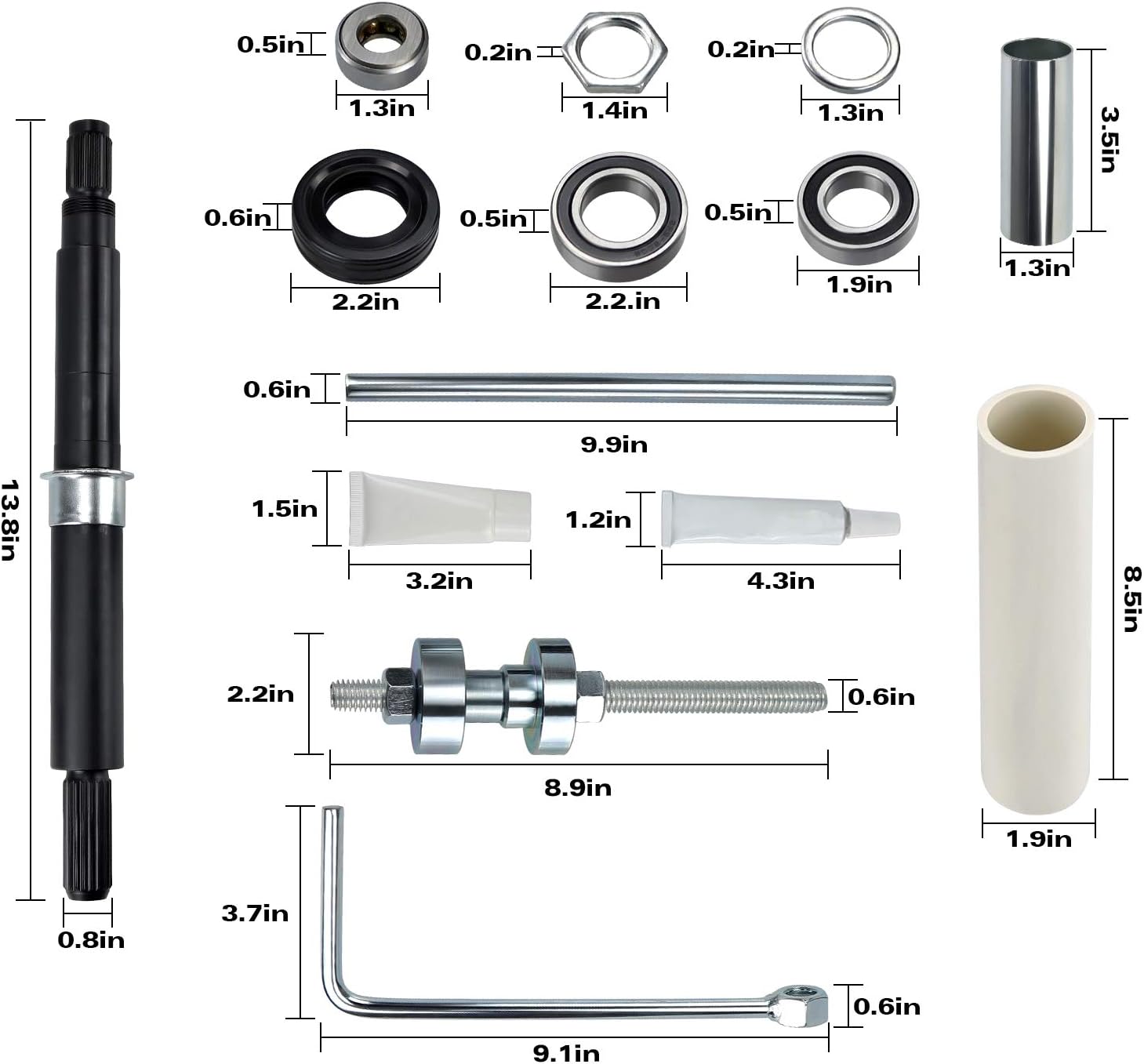 Washer Bearing and Tub Seal Kit with Bearing Installation Tool X411333