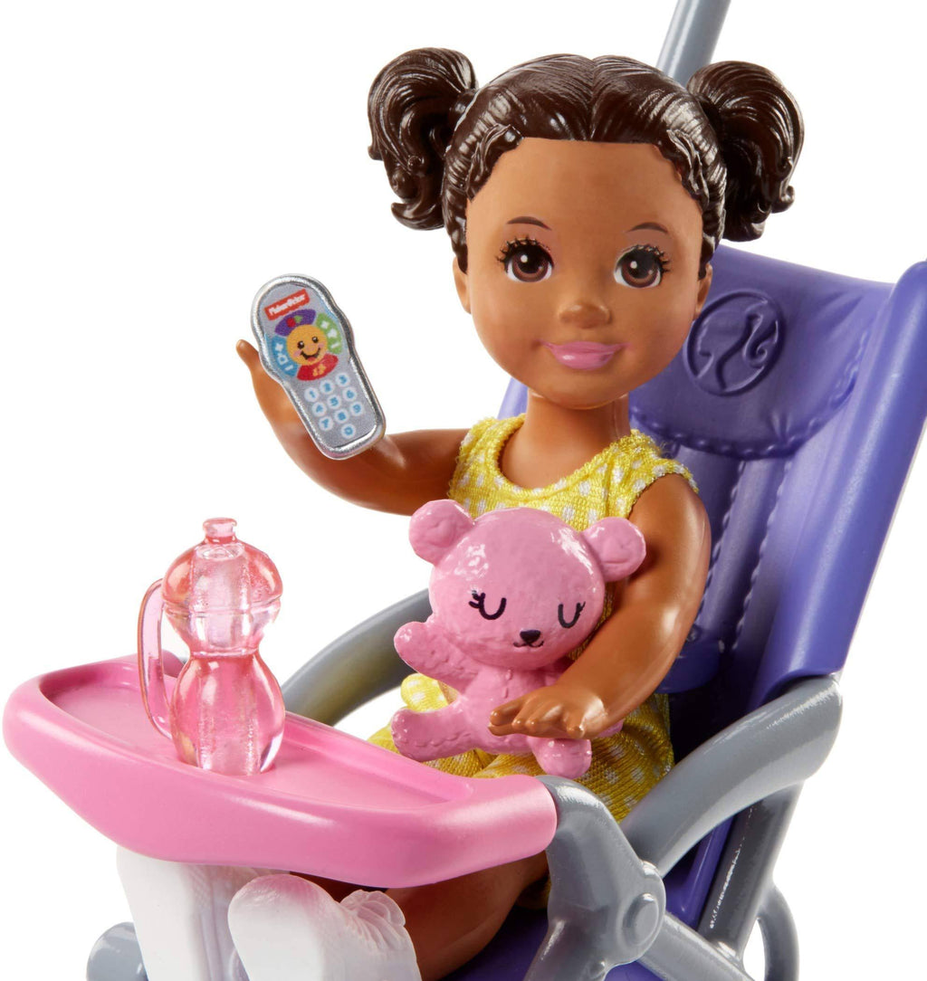 Caucasian Doll and Stroller Playset I1120