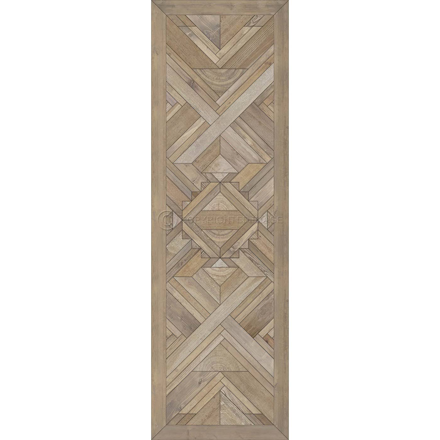 Natural Wood Vintage Vinyl Runner V2937