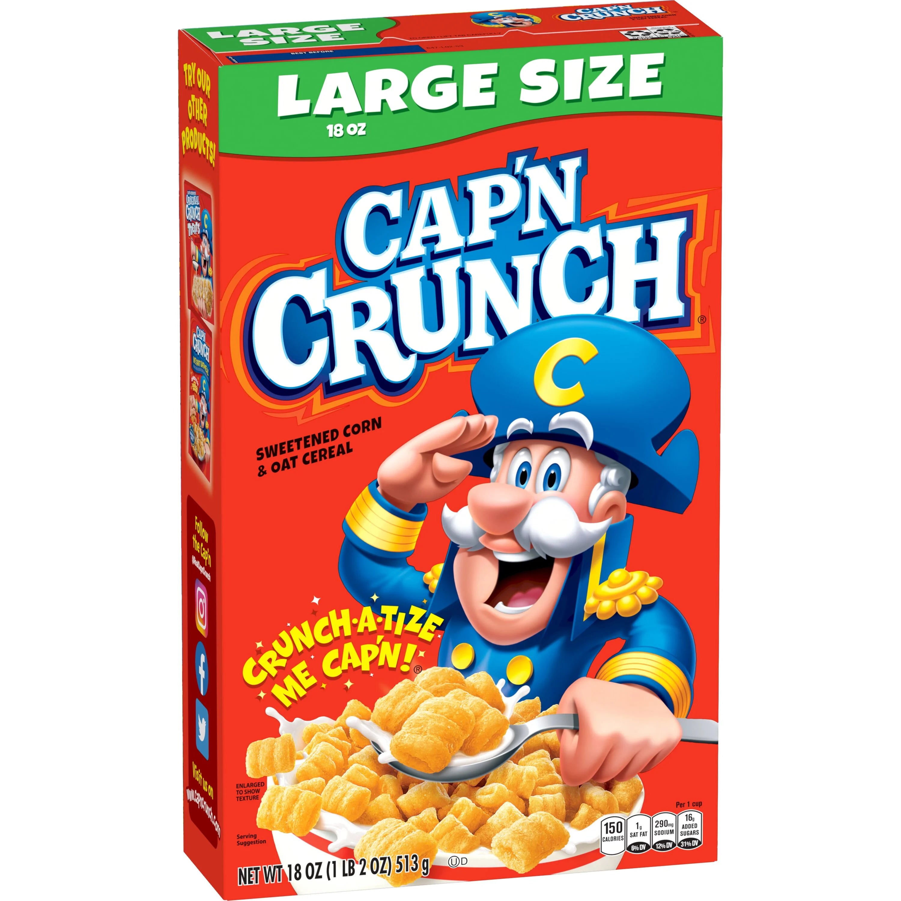 Original 18 oz Cereal, Pack of 4 R7282