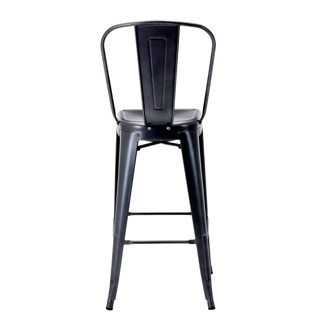 White Metal Bar Stools (Set of 4) L717